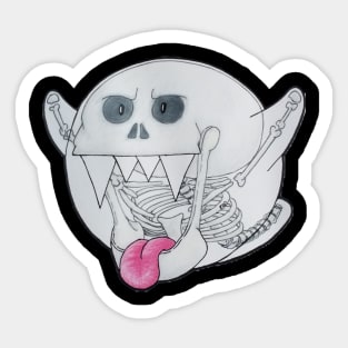 Skeley Boo Sticker